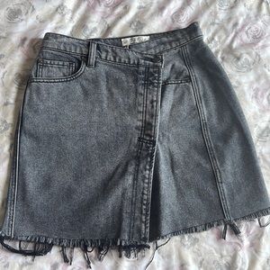 Free People Denim Skirt